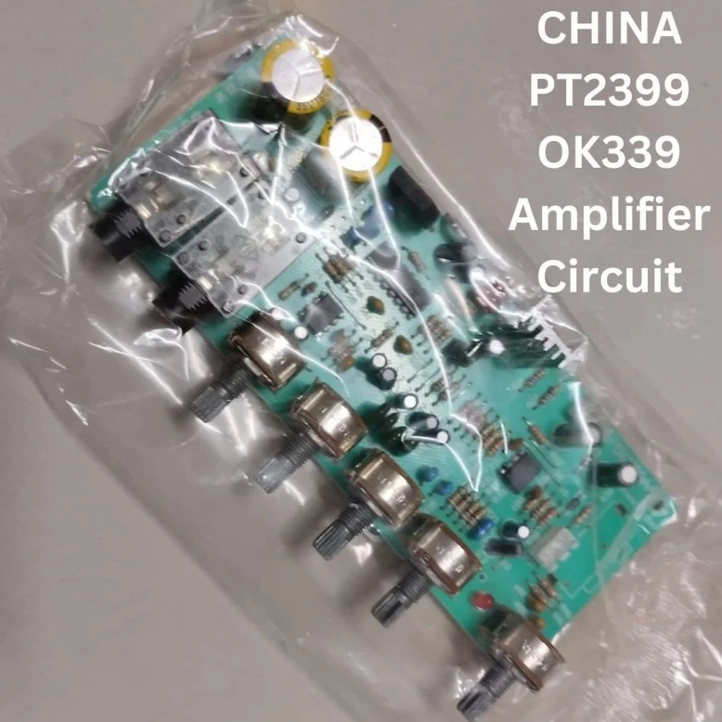 China PT2399 OK339 Dual 10W Amplifier Tone Board 12V-15V DC