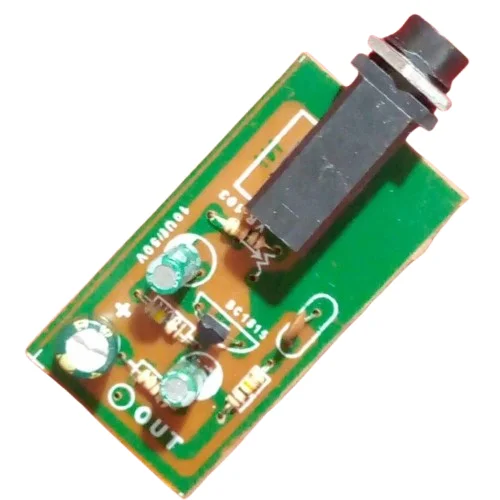 6.35mm Female Audio Mic Socket Board Mono Stereo Adapter