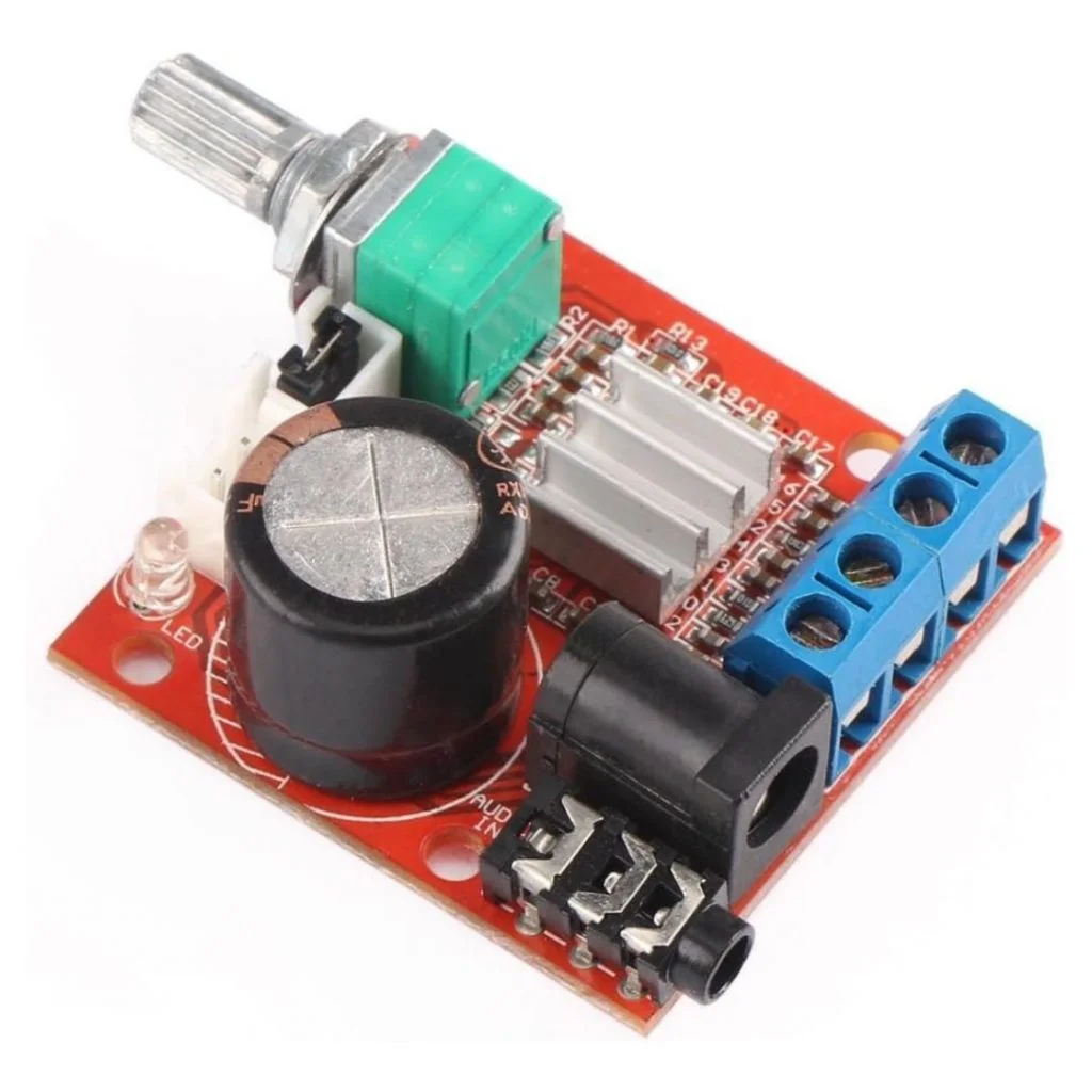 PAM8610 Dual Channel 12V Amplifier Board With Volume POT