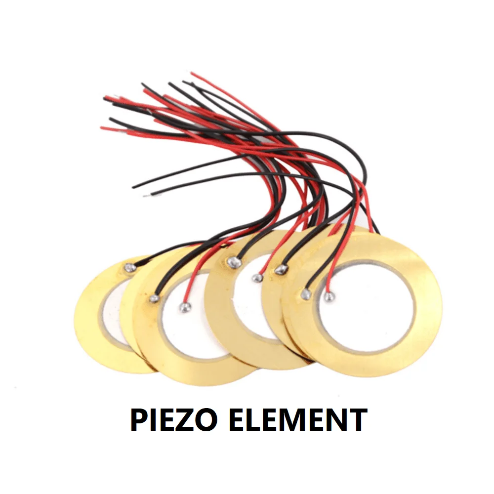 35mm Piezo Element Buzzer Copper Wire Vibration Knock Sensor