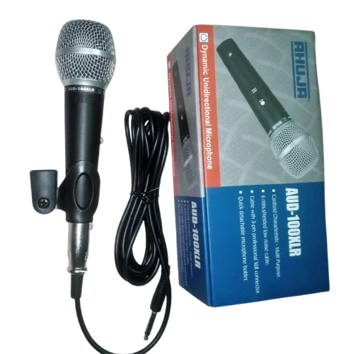 AHUJA AUD 100XLR Professional Dynamic Microphone 3Pin Wired