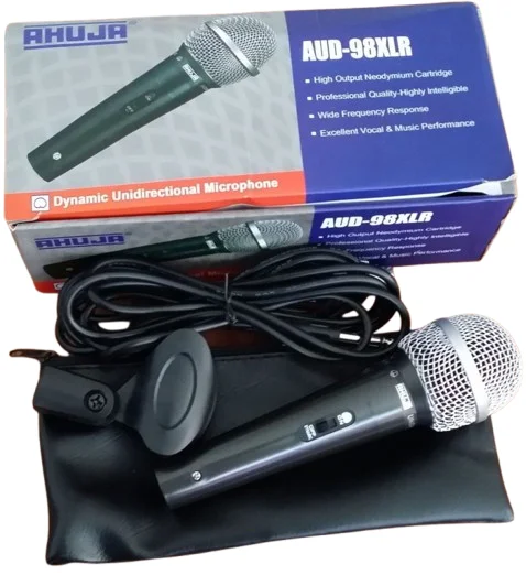 AHUJA AUD 98XLR Professional Dynamic Unidirectional Microphone