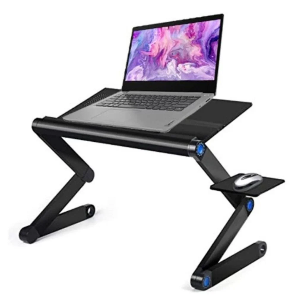T9 Metal Body Portable Multifunction Laptop Stand Table