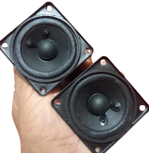 2Pcs 2 Inch 5W Subwoofer 4 Ohm Audio Speakers for DIY