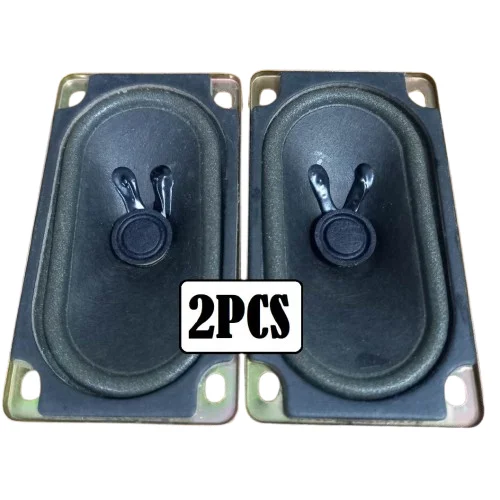2Pcs 3.5 Inch 8 Ohm 10W TV Speaker for LCD CRT Amplifier