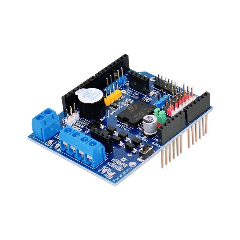 L298P Dual Channel Motor Driver Module for Arduino Shield