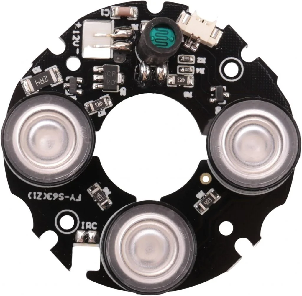 3x IR LED Board 850nm for CCTV Cameras Night Vision 53mm