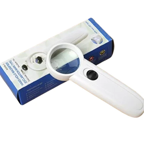 MG6B-2 15X LED Handheld Magnifying Glass 37mm for Jewelry Use