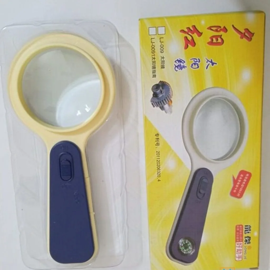 LJ-008 60mm LED Magnifying Glass With White Light Jewelry Use