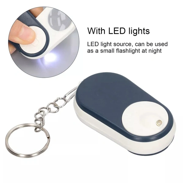 Pocket Sized Keychain Magnifier with LED Light for Reading