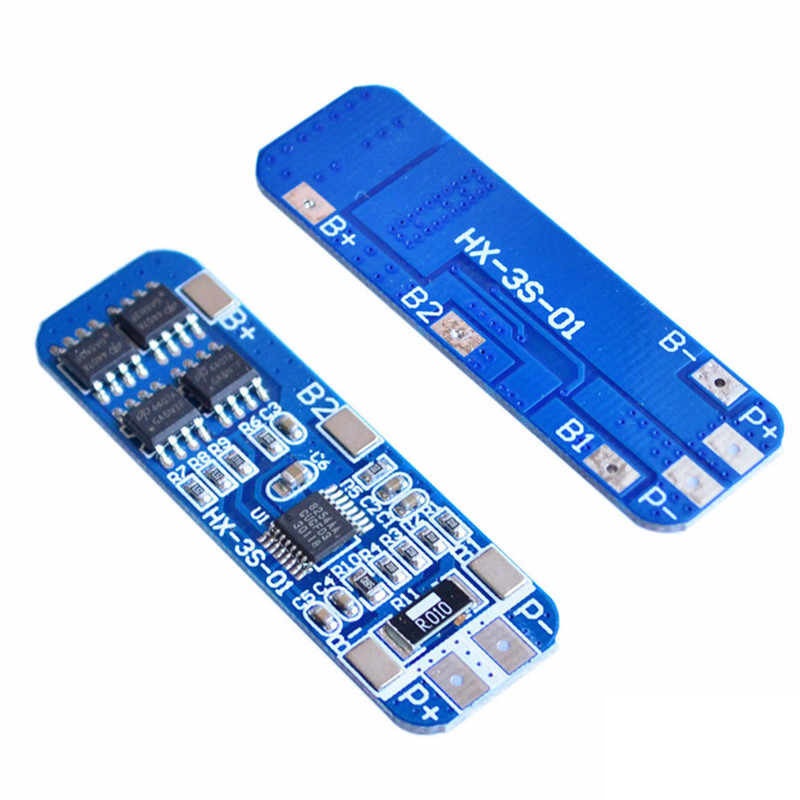 4 IC 3S BMS 12V 10A Lithium Battery Charger 18650 Module