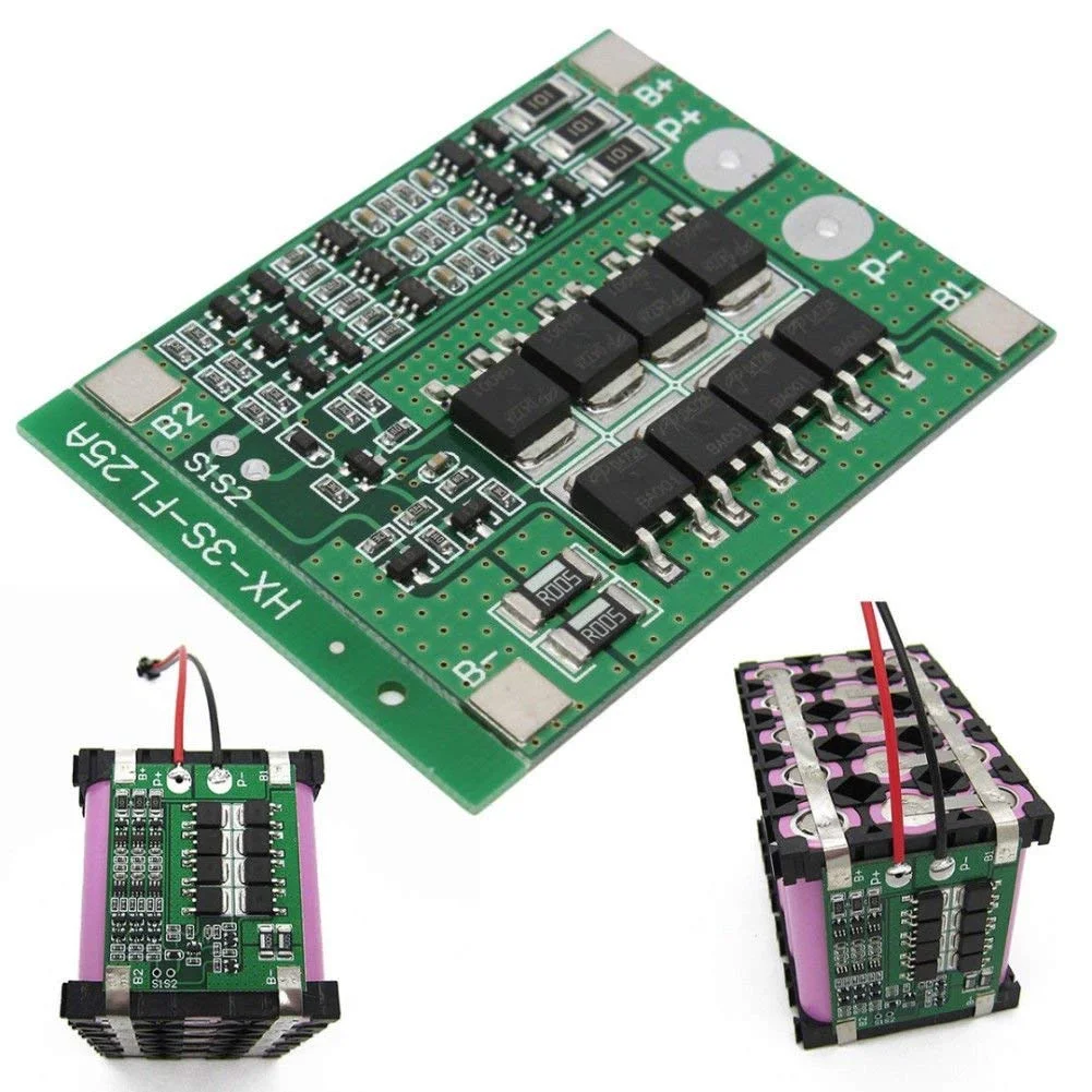 3S 25A BMS 12V Lithium Battery Charger Protection Board
