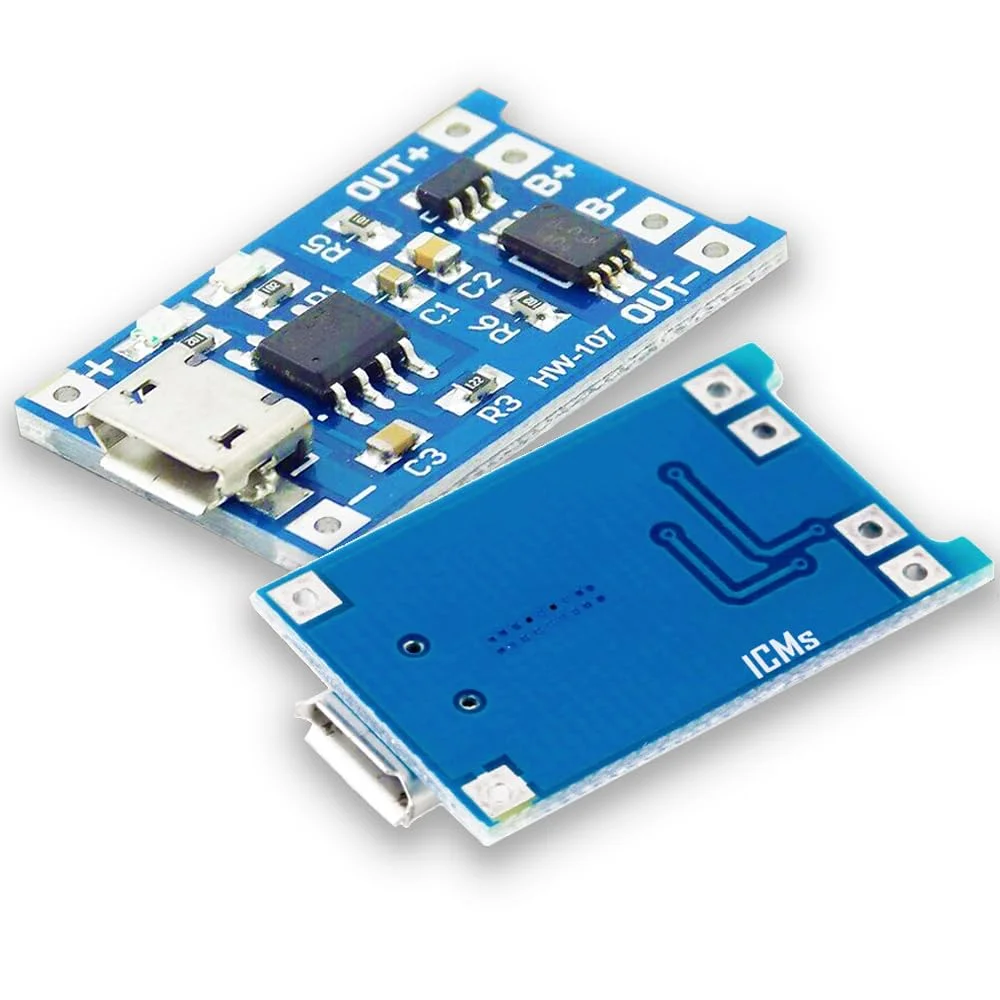 TP4056 5V 1A Micro USB Charger Module With Protection