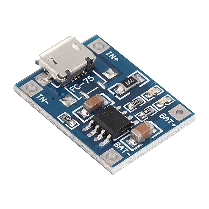 TP4056 5V 1A Micro USB Lithium 18650 Battery Charger Board