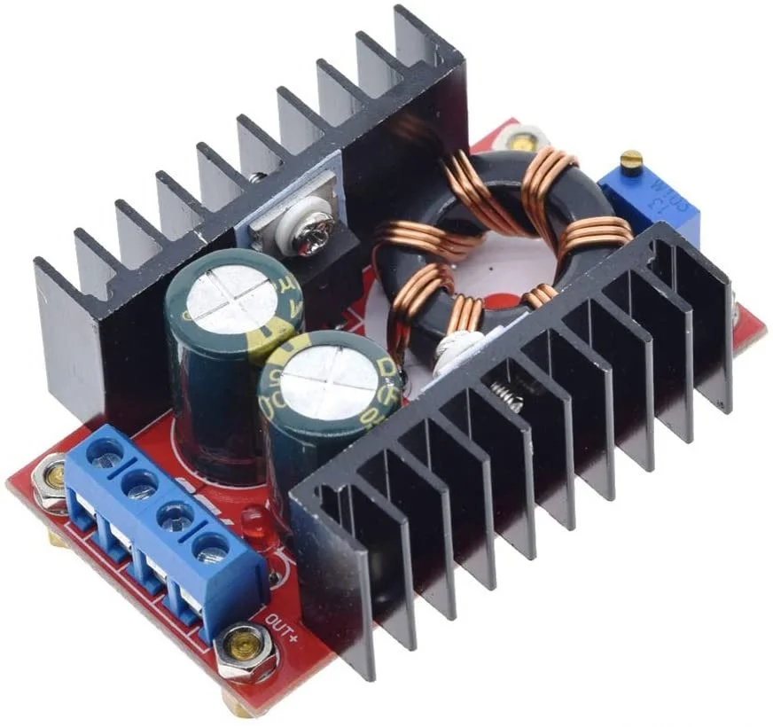 6A 150W DC-DC Boost Converter 10-32V to 12-35V Power Module