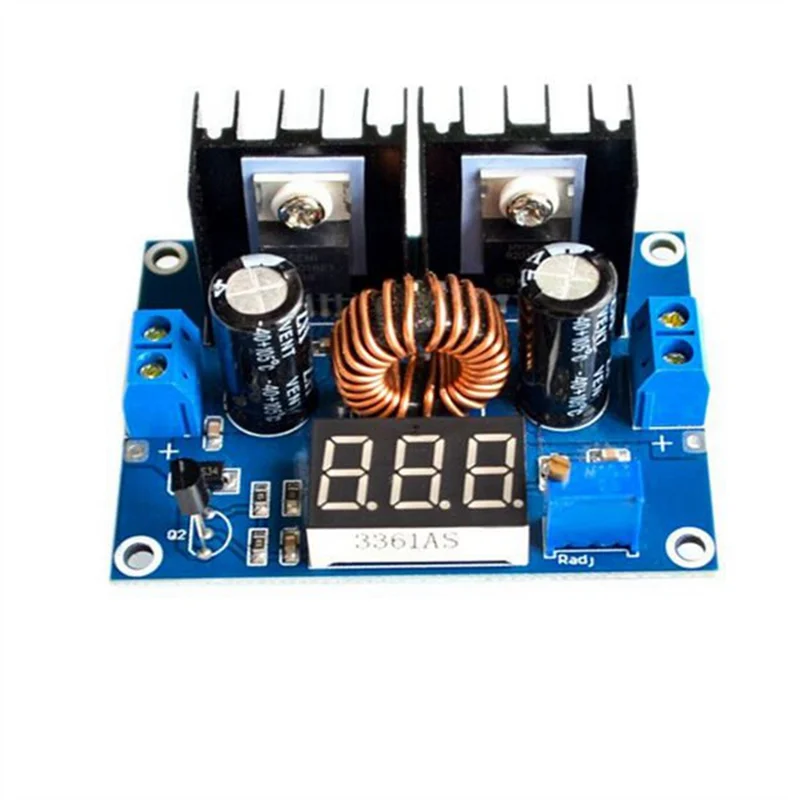 XL4016 Dual IC Buck Converter 8A 200W with Display Module
