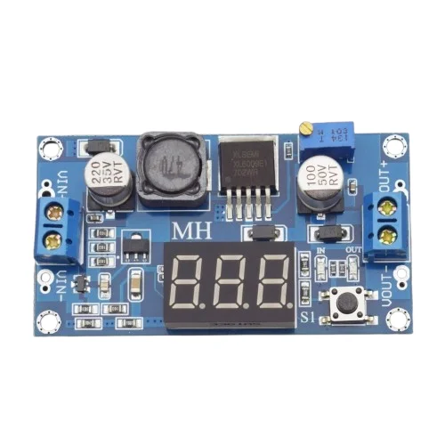 XL6009 4A DC to DC Boost Converter with Display 5-35V Regulator