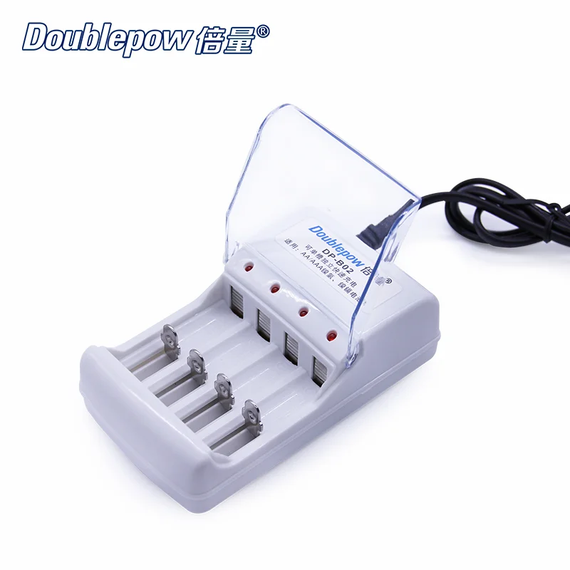 DoublePow DP-B02 1.2V 4-Slot Charger for AA AAA 14500 Battery