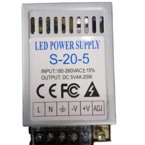 Buy 5V 4A SMPS 20W Power Supply Adapter for LED Projects