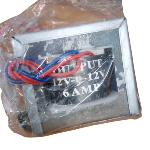 Buy Aluminium Wire 12V 6A 12-0-12V Step Down Transformer