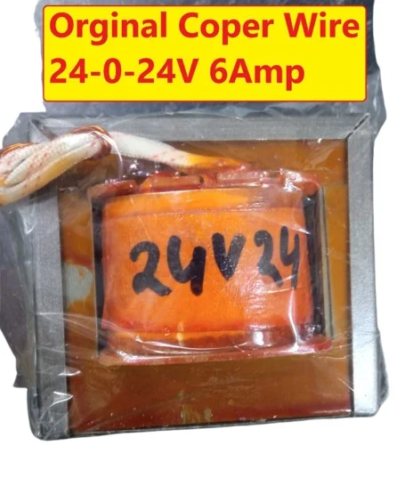 24V 6A Copper Wire Step Down Transformer 24-0-24V AC to DC