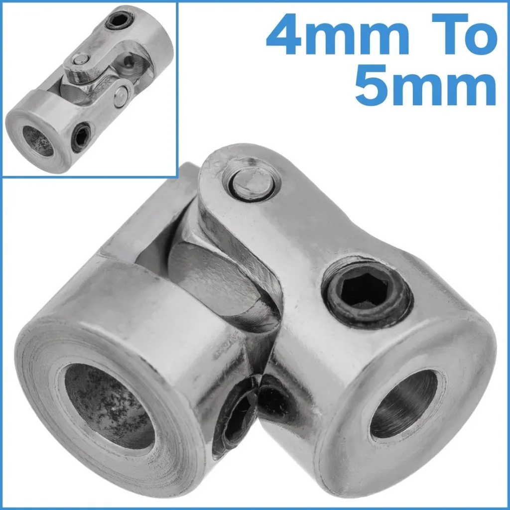 Buy 5mm to 4mm Stainless Steel Motor Shaft Coupler Joint DIY