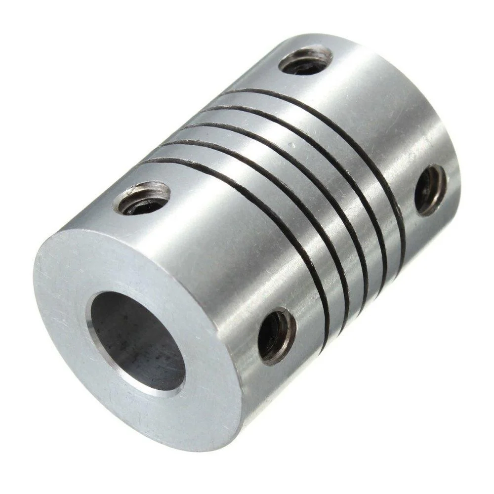 Flexible 8mm to 8mm Aluminum Shaft Coupler CNC 3D Printer