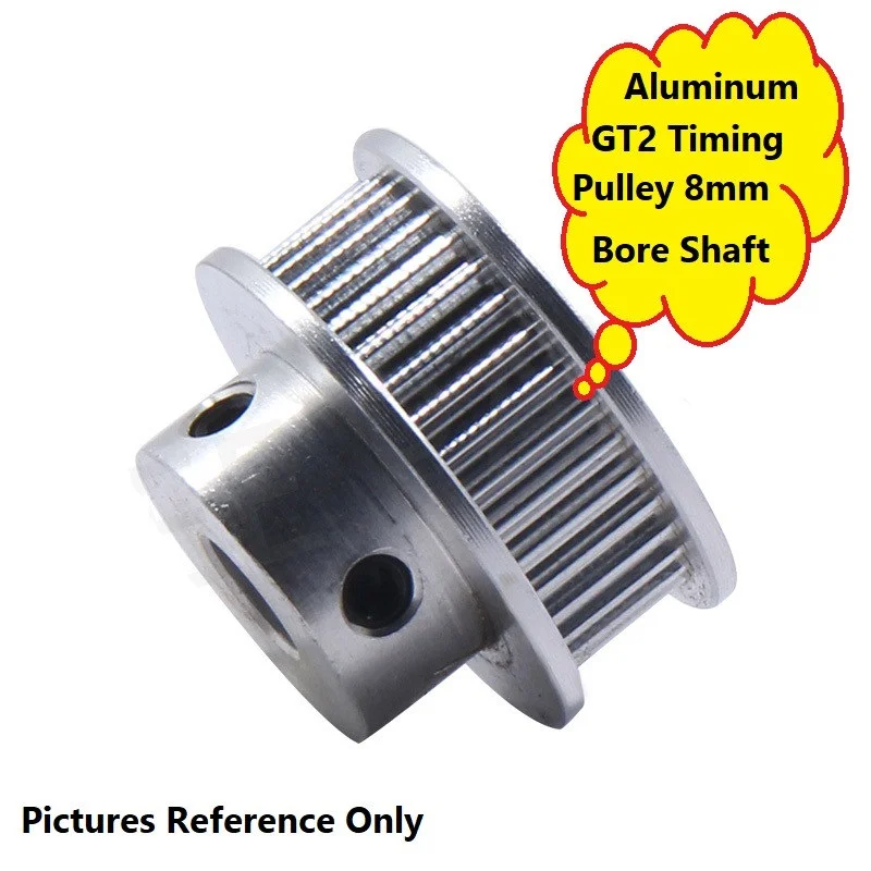 GT2 Timing Pulley 8mm Bore 36T for 6mm Belt CNC 3D Printer