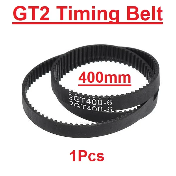 Buy GT2 400mm 6mm Closed Loop Timing Belt for 3D Printer CNC