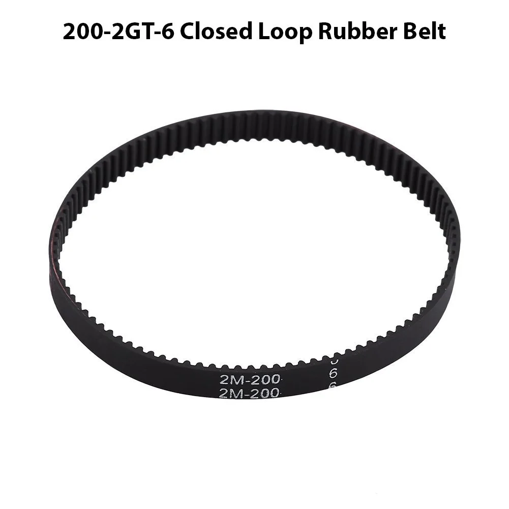 Buy GT2 200mm 6mm Closed Loop Timing Belt for 3D Printer CNC