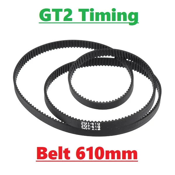 Buy GT2 610mm 6mm Closed Loop Timing Belt for 3D Printer CNC