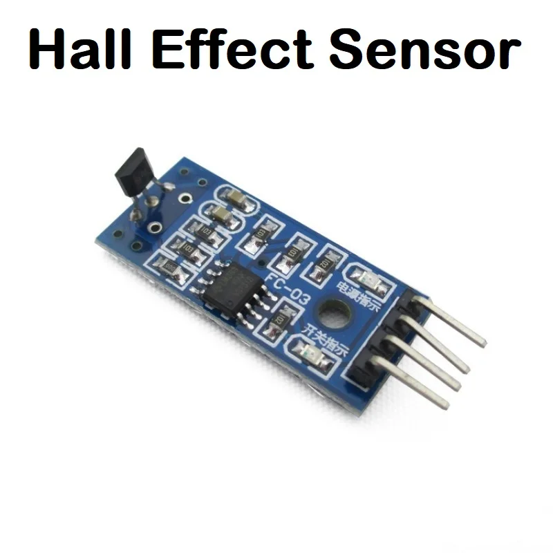 A3144E 49E Hall Effect Sensor Module Speed Counting Board