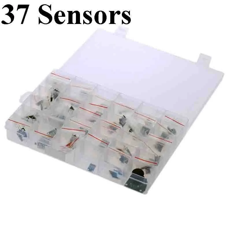 Arduino 37 in 1 Sensor Kit Set with Box for Uno R3 & Pi