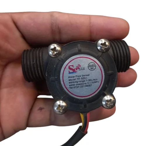 G1/2 Inch Water Flow Sensor Micro-Hydro Turbine 5V–24V DC