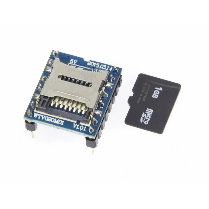 WTV020-SD-16P SD Card MP3 Voice Module For Arduino DIY