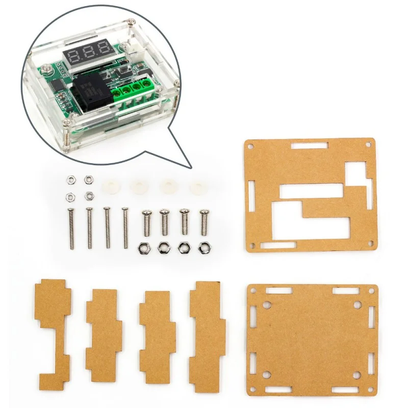 W1209 Acrylic Case Transparent Enclosure for Thermostat