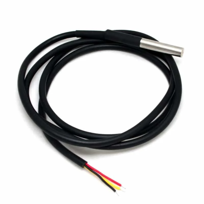 DS18B20 Waterproof Temperature Sensor Probe 1M Cable