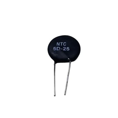 Black NTC 5D-25 5 Ohm Thermistor 25mm Epoxy Coated Sensor