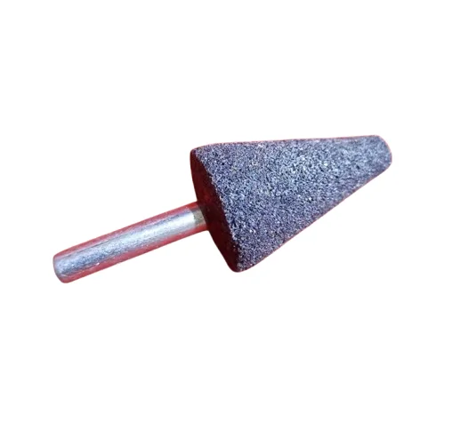 Black Corundum Cylindrical Grinding Burr 25x40mm 6mm Shank