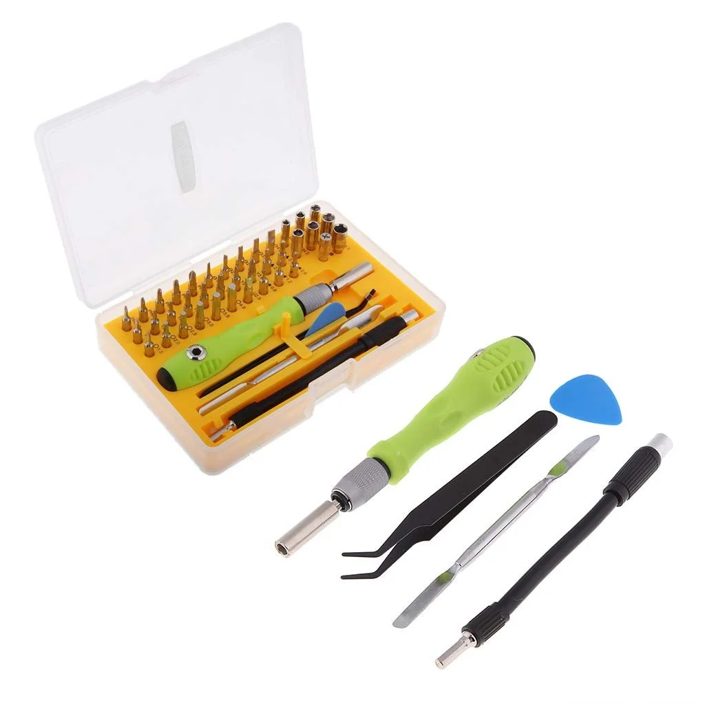 42 In 1 Screwdriver Set with Tweezer & Opener Repair Tool