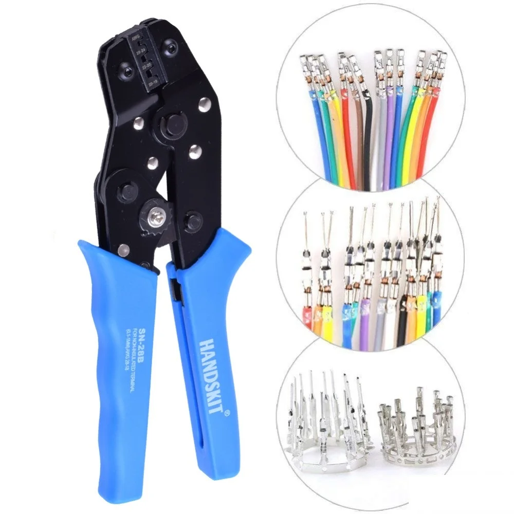 7.5 Inch Terminal Crimping Pliers Ratchet Tool Dupont