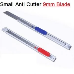 9mm Slim Cutter Knife With Auto Lock Snap-Off Blade