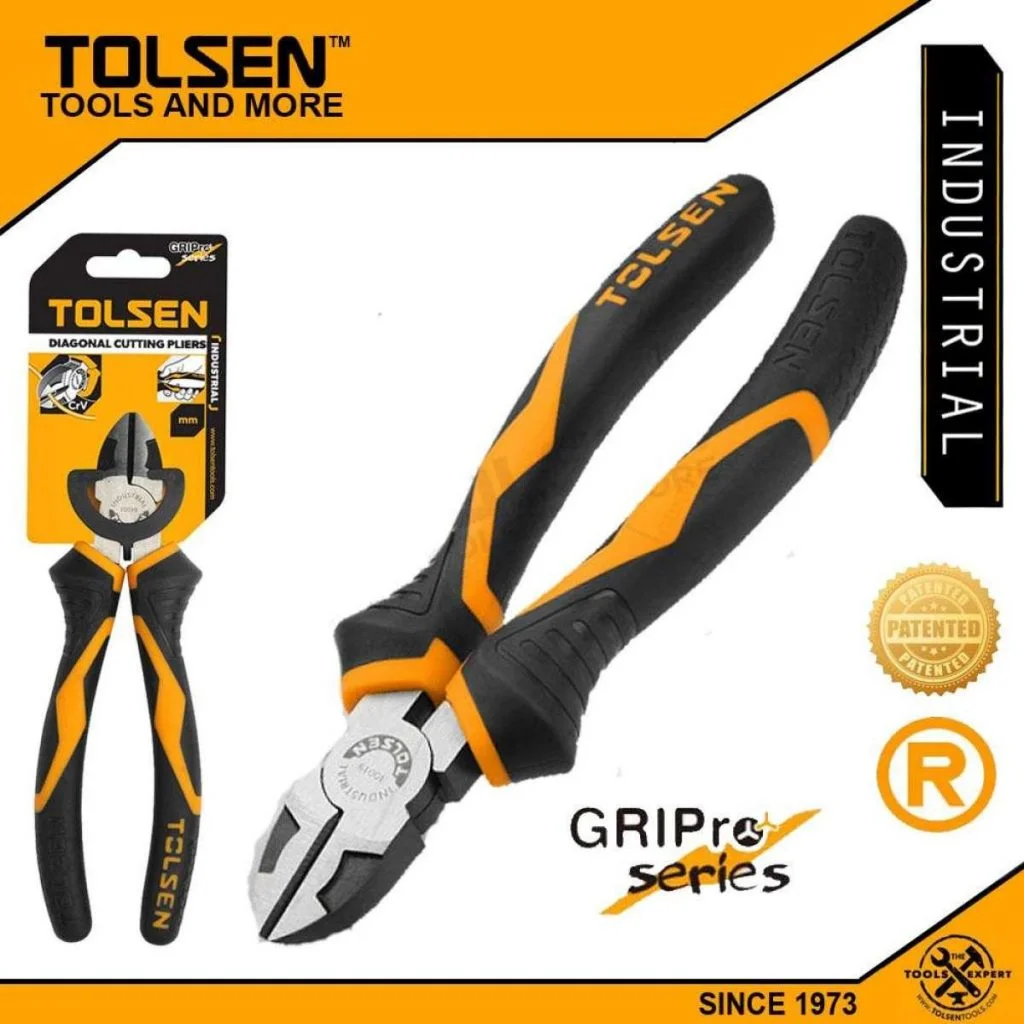 Industrial Tolsen 6 Inch Diagonal Cutting Pliers TPR Handle