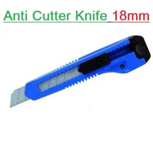 18mm Anti Cutter Knife With Auto Lock Utility Blade