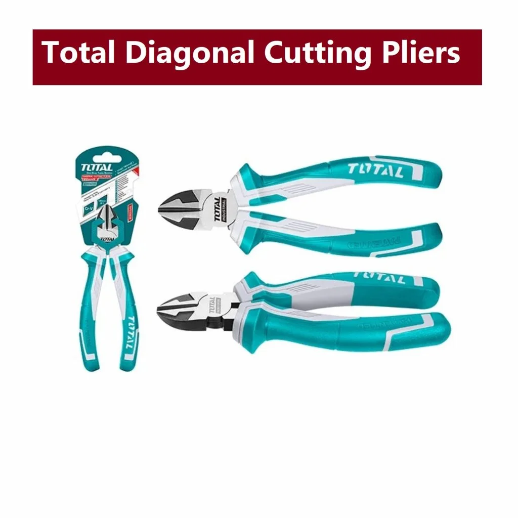 Total 6 Inch Industrial Diagonal Cutting Pliers 160mm Tool