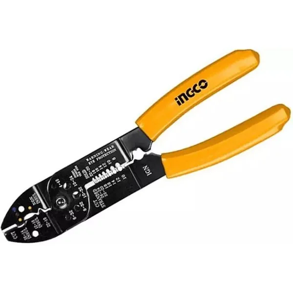 INGCO 8.5 Inch Adjustable Wire Stripper Crimping Tool