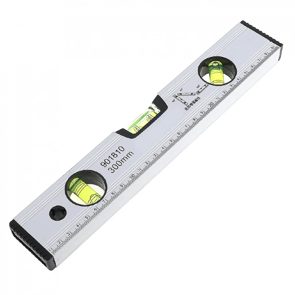 12 Inch Magnetic Level Ruler Carpenter Measuring Tool