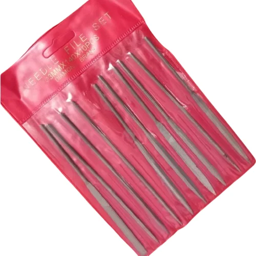 10Pcs 140mm Needle File Set for Metal, Wood & Glass