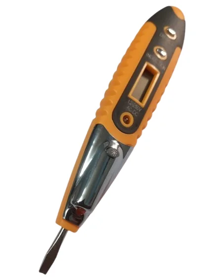 AC DC Voltage Tester Pen 12-220V with LCD & Night Sight