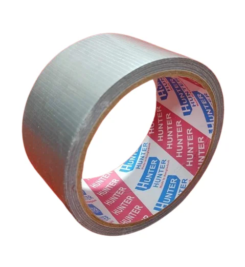 2 Inch Silver Rexine Cloth Tape 50mm x 10M Strong Adhesive